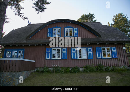 Nida, Lituanie. 17 juillet, 2017. La maison d'été de Mann dans lequel l'écrivain allemand Thomas Mann séjourna au cours de vacances à Nida, Lituanie, 17 juillet 2017. Photo : Alexander Welscher/dpa/Alamy Live News Banque D'Images