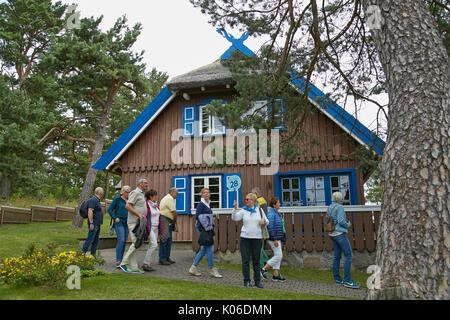 Nida, Lituanie. 17 juillet, 2017. La maison d'été de Mann dans lequel l'écrivain allemand Thomas Mann séjourna au cours de vacances à Nida, Lituanie, 17 juillet 2017. Photo : Alexander Welscher/dpa/Alamy Live News Banque D'Images