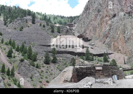 Le Rio Grande, Creede, Colorado Banque D'Images