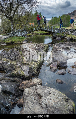 Slaters, pont peu Langdale, Parc national du district du lac, Cumbria Banque D'Images