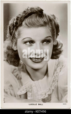 Lucille Ball (1911 1989), actrice américaine Date : Banque D'Images