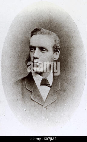 Un jeune Herbert Henry Asquith (futur Premier ministre britannique 1852-1928) présenté en 1876. Date : 1876 Banque D'Images