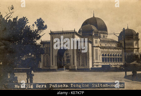 Grande mosquée, Medan, Sumatra, Indonésie Banque D'Images