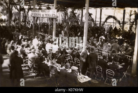 Dîner pour le Dr Benito de Miguel, Argentine, Amérique du Sud Banque D'Images