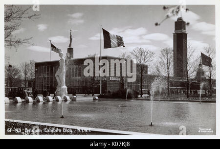 New York World's Fair - Belgique expose le bâtiment Banque D'Images