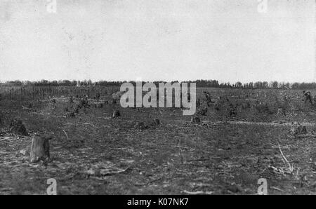 Soldats russes sur le front est, Russie, WW1 Banque D'Images