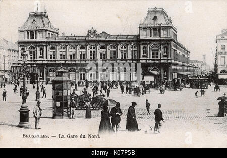 Gare du Nord, Bruxelles, Belgique Banque D'Images