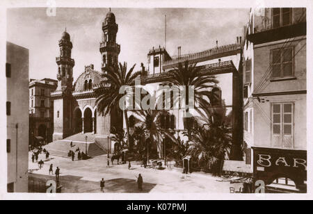 Cathédrale et palais du gouverneur, Alger, Algérie Banque D'Images