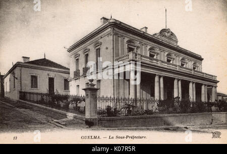 Bâtiment de la sous-préfecture, Guelma, ne Algérie Banque D'Images