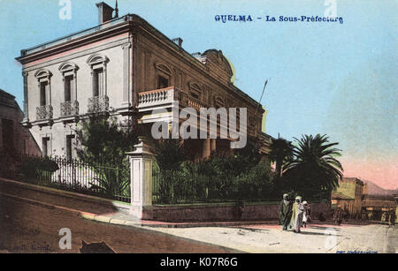 Bâtiment de la sous-préfecture, Guelma, ne Algérie Banque D'Images