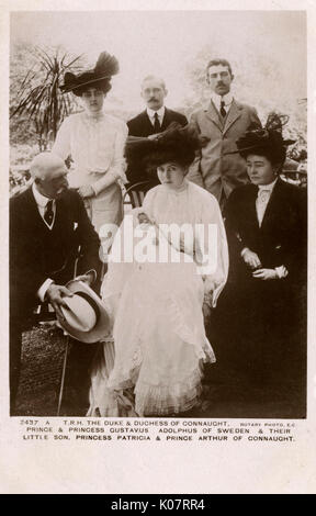 Duc et duchesse de Connaught et de sa famille Banque D'Images