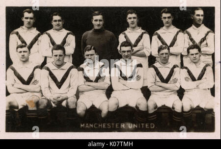Équipe de football Manchester United FC 1922 Banque D'Images
