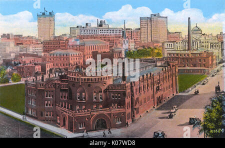 Toledo, Ohio, Etats-Unis - Skyline - Panorama Banque D'Images