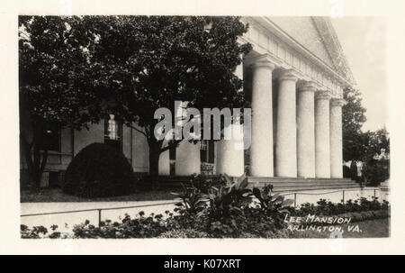 Washington DC, États-Unis - Arlington House, Robert E. Lee Memorial Banque D'Images