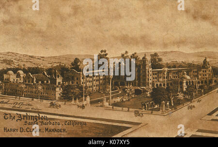 The Arlington Hotel, Santa Barbara, Californie, États-Unis Banque D'Images