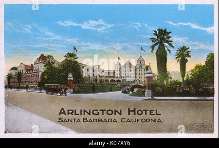 The Arlington Hotel, Santa Barbara, Californie, États-Unis Banque D'Images