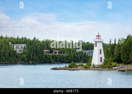 Tobermory Péninsule Bruce, en Ontario, Canada Banque D'Images