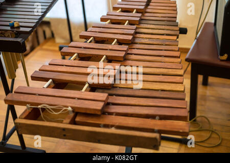 Libre et xylophone mallets Banque D'Images