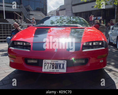 Une Chevrolet Camaro 1996 rouge Banque D'Images