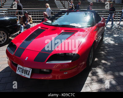 Une Chevrolet Camaro 1996 rouge Banque D'Images