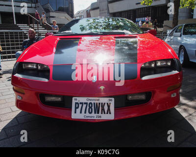 Une Chevrolet Camaro 1996 rouge Banque D'Images