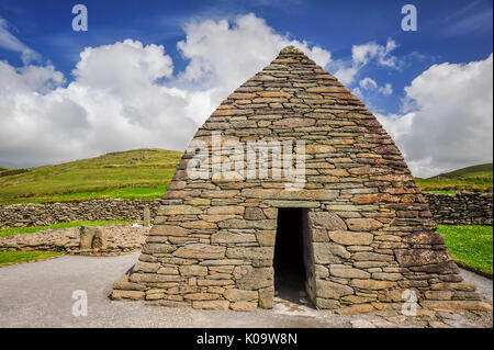 L'Oratoire Gallarus sur la péninsule de Dingle, Irlande Banque D'Images