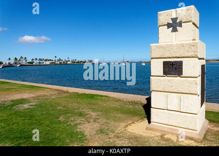 Mémorial pour les marins du HSK 41059, Carnarvon, Gascoyne, Australie occidentale Banque D'Images