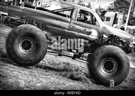 NORFOLK, UK - Août 19th, 2017 : Truckfest Norwich est un festival des transports au Royaume-uni basée autour de l'industrie du transport routier situé à Norfolk. Y compris les M Banque D'Images