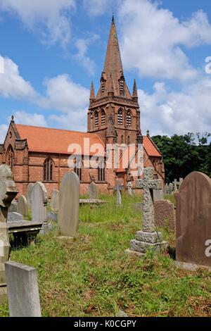 L'église Saint-Barthélemy, Thurstaston Banque D'Images