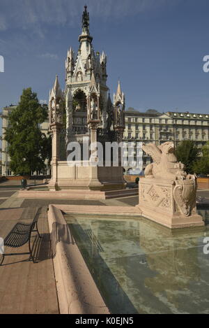 Genève (Suisse), le Monument du Nouveau-Brunswick construire pour commémorer la vie de Charles II, duc de Brunswick Banque D'Images