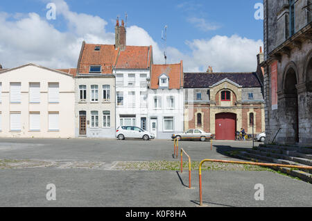 La vieille salle de concert ou une salle de concert à la place Saint-Jean, Saint Omer, le nord de la France Banque D'Images