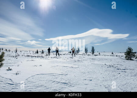 Moen, Norvège - le 23 mars 2016. Les gens à l'Sulseter ski resort. Banque D'Images