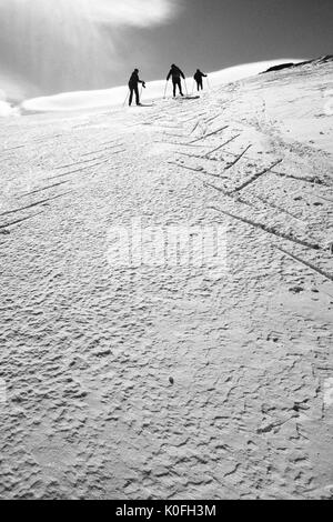 Moen, Norvège - le 23 mars 2016. Les gens à l'Sulseter ski resort. Banque D'Images