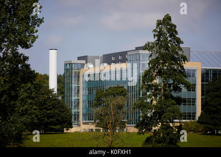 Alderley Park à Nether Alderley, Cheshire, autrefois une usine d'AstraZeneca et appartient maintenant à Bruntwood. Banque D'Images