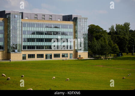 Alderley Park à Nether Alderley, Cheshire, autrefois une usine d'AstraZeneca et appartient maintenant à Bruntwood. Banque D'Images