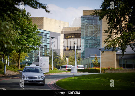 Alderley Park à Nether Alderley, Cheshire, autrefois une usine d'AstraZeneca et appartient maintenant à Bruntwood. Banque D'Images