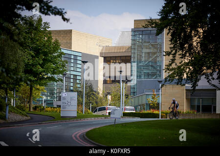 Alderley Park à Nether Alderley, Cheshire, autrefois une usine d'AstraZeneca et appartient maintenant à Bruntwood. Banque D'Images