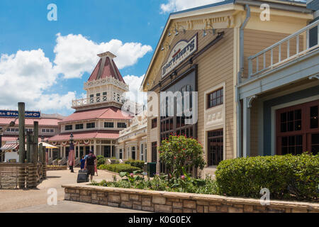 Port Orleans Riverside dans Walt Disney World, Orlando, Floride Banque D'Images