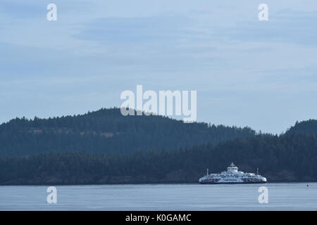 . Les Salish MV Eagle offre des services aux résidents des îles Gulf du sud reliant les communautés pour les villes de Vancouver et de Victoria. Banque D'Images