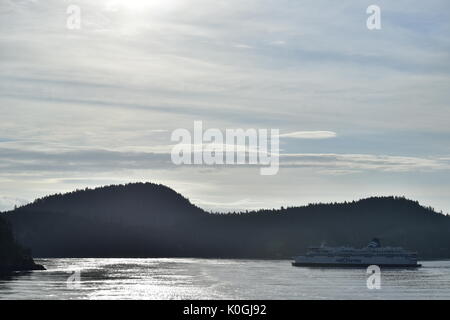 Le mv Spirit of Vancouver Island offre un service de traversier reliant les villes de Vancouver et de Victoria. Banque D'Images