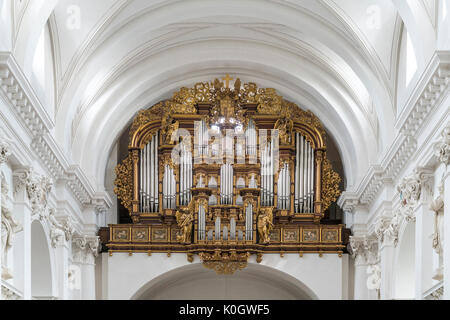 Des Kirchenorgel Fuldaer Dom Saint Salvator, Fulda, Hessen, Allemagne Allemagne | Cathédrale de Fulda, orgue de l'église Sankt Salvator, Fulda, Hesse, Allemagne Banque D'Images