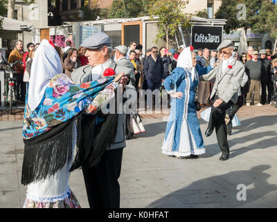 Chotis, baile típico madrileño. La capitale de Madrid. España Banque D'Images