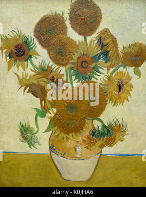 Le tournesol, 1888 - Vincent Van Gogh Banque D'Images