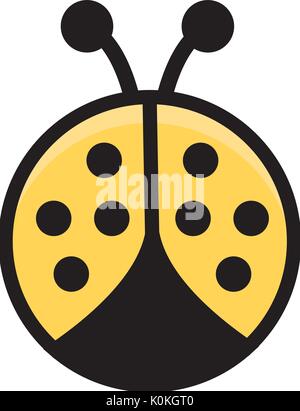Cute Cartoon Coccinelle - Coccinelle Illustration Illustration de Vecteur
