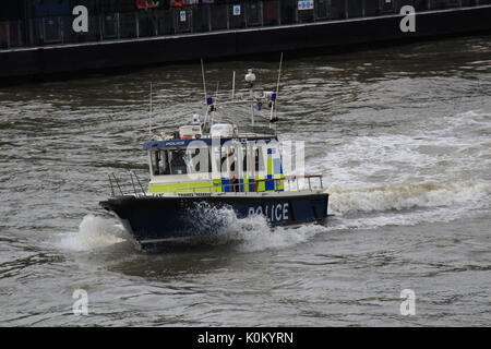 L'unité de police maritime de la Police métropolitaine Banque D'Images