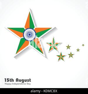 L'illustration pour la date de l'indépendance de l'Inde stock vector Illustration de Vecteur