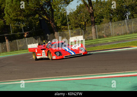 22 Oct 2016 Imola Classic - Ferrari 512M - 1971 conduit par unknow pendant la pratique sur le circuit d'Imola, Italie. Banque D'Images