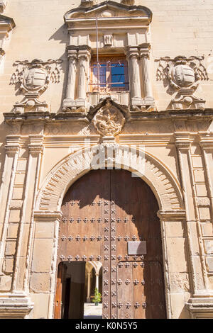 San Juan Evangelista chapelle de l'université, vieille université, Baeza, Espagne Banque D'Images