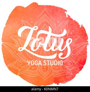 Logo Lotus Illustration de Vecteur