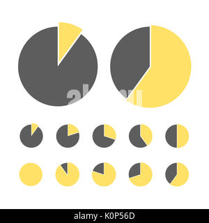 Concept statistique graphique en secteurs. Flux d'affaires diagramme de processus. Les éléments d'Infographie présentation. Pourcentage des infographies. Banque D'Images